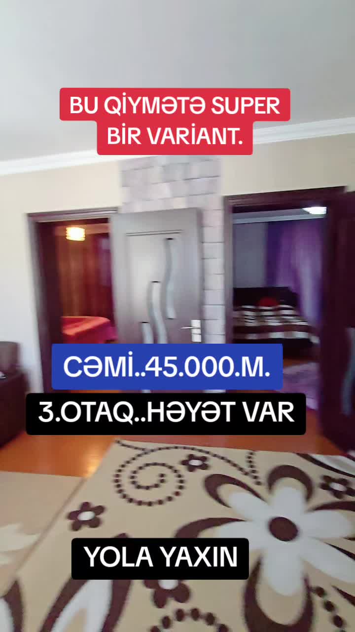 @evlerinsatışı krditlə yekemlak