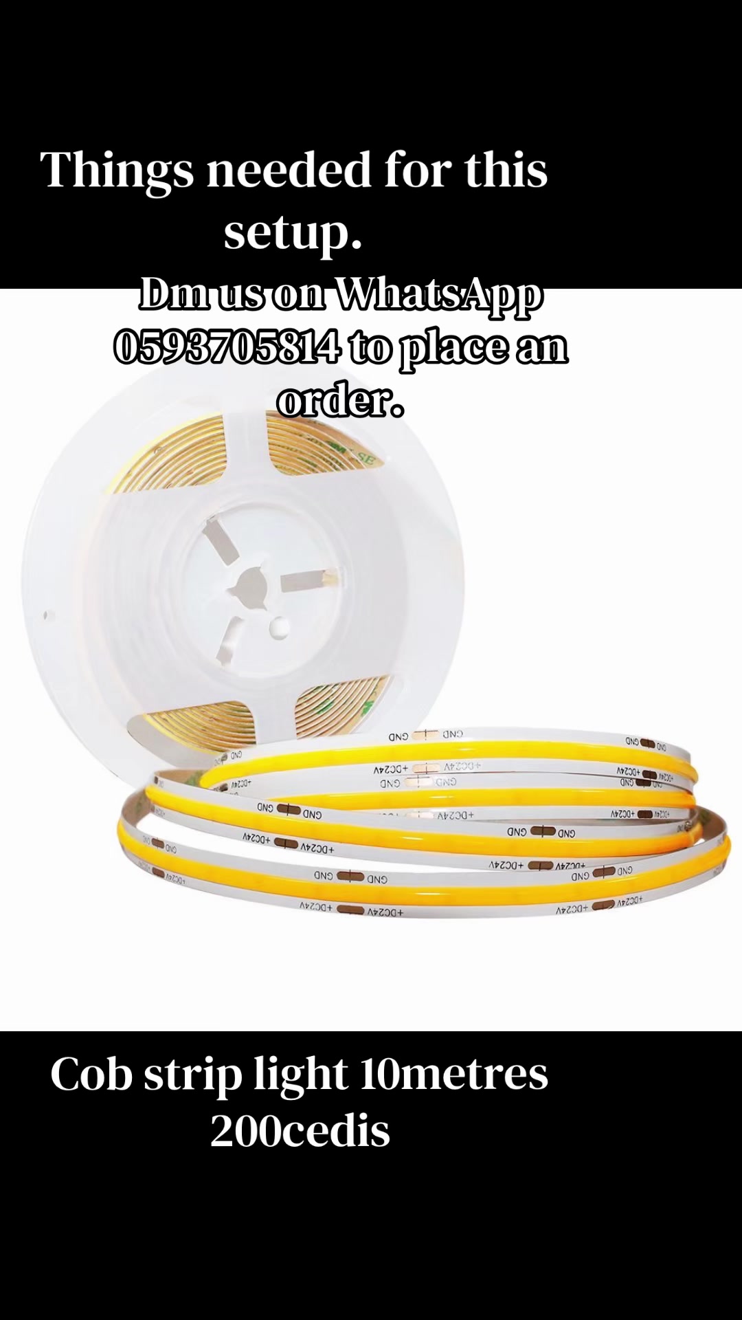@Led strip light plug.
