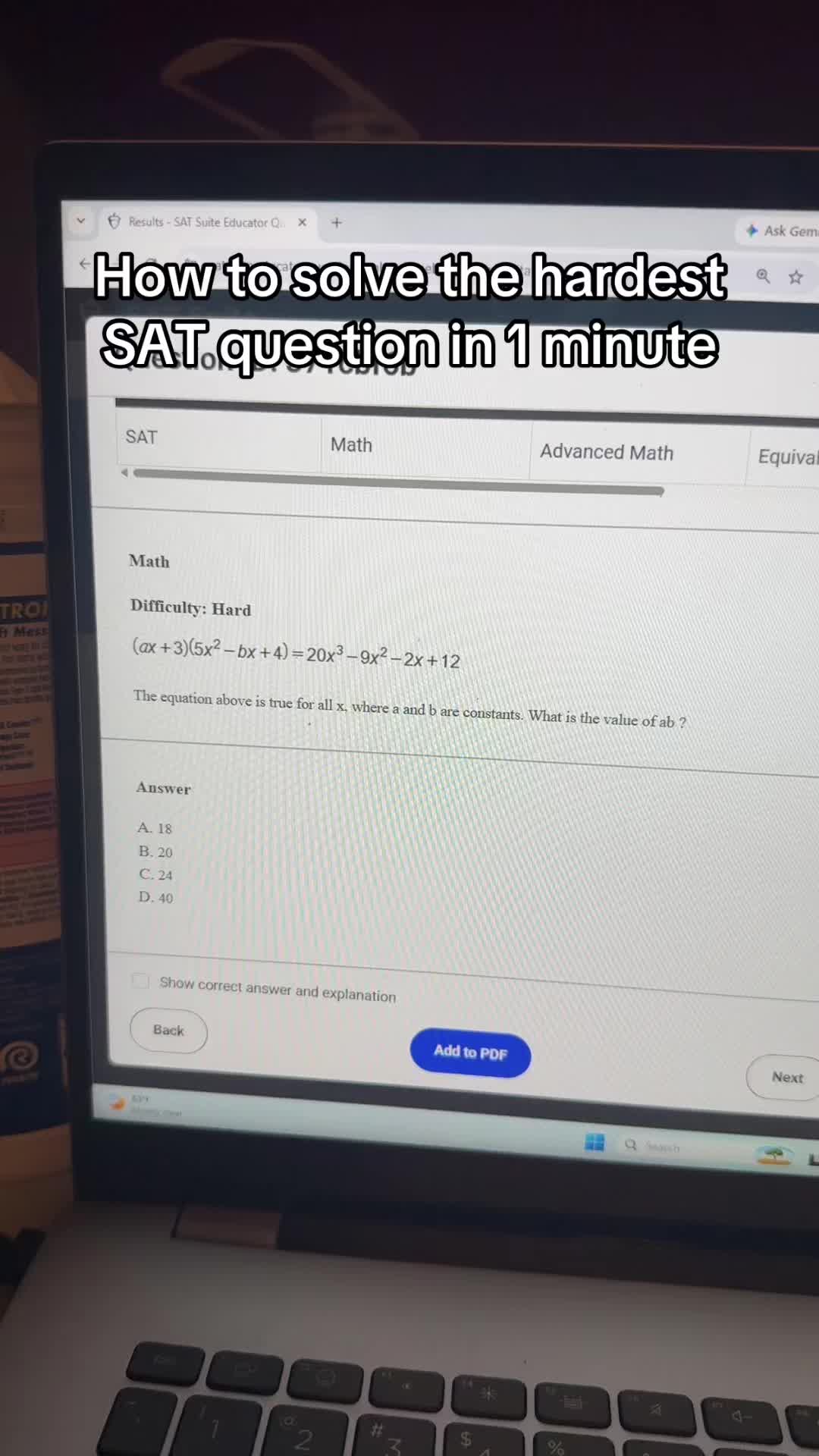 @Peter’s SAT Tips