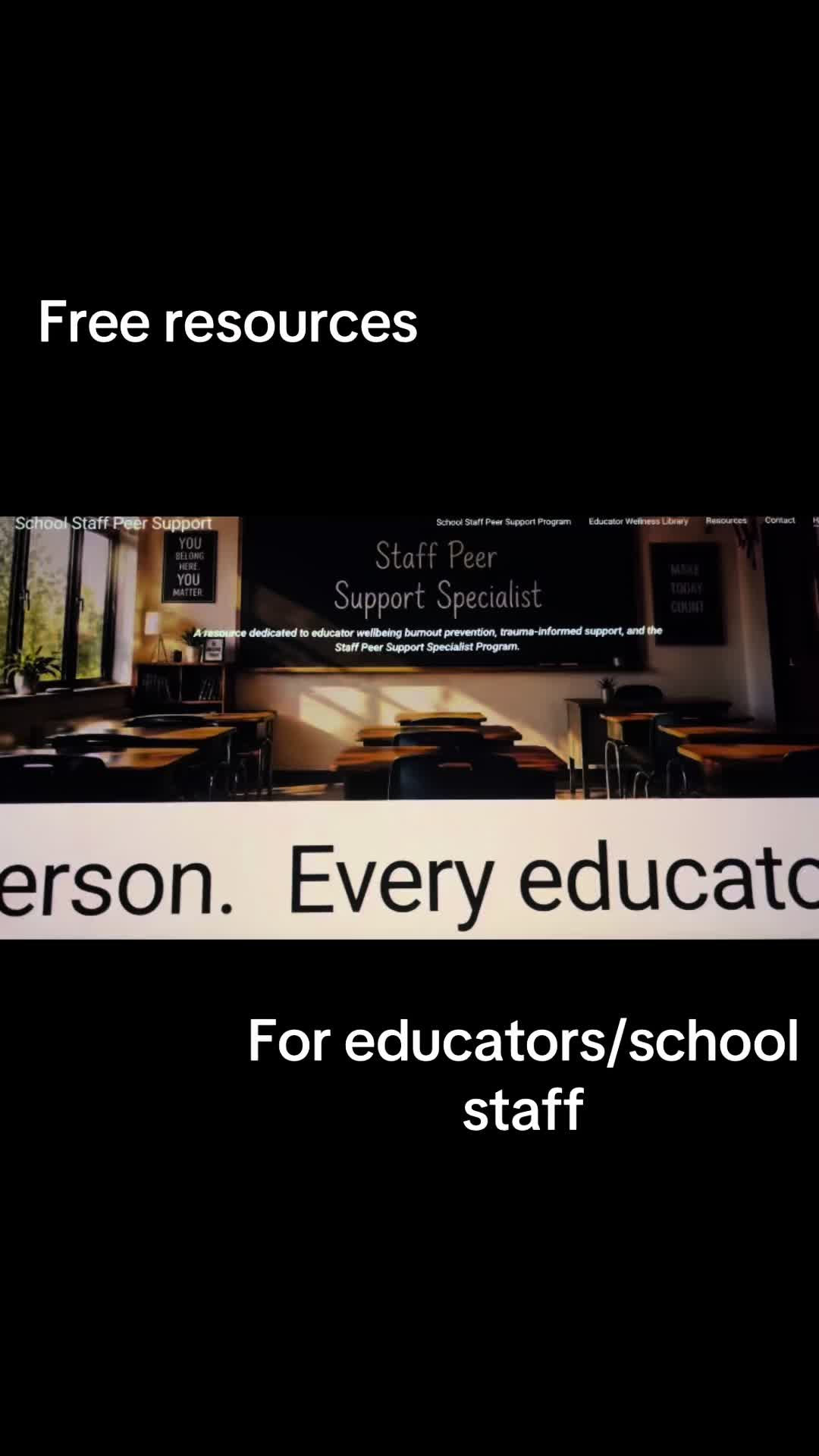 @School Staff Support Project