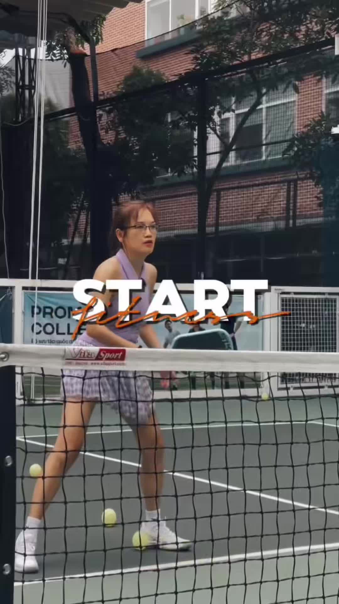 @Vợ chồng U50 m&ecirc; pickleball
