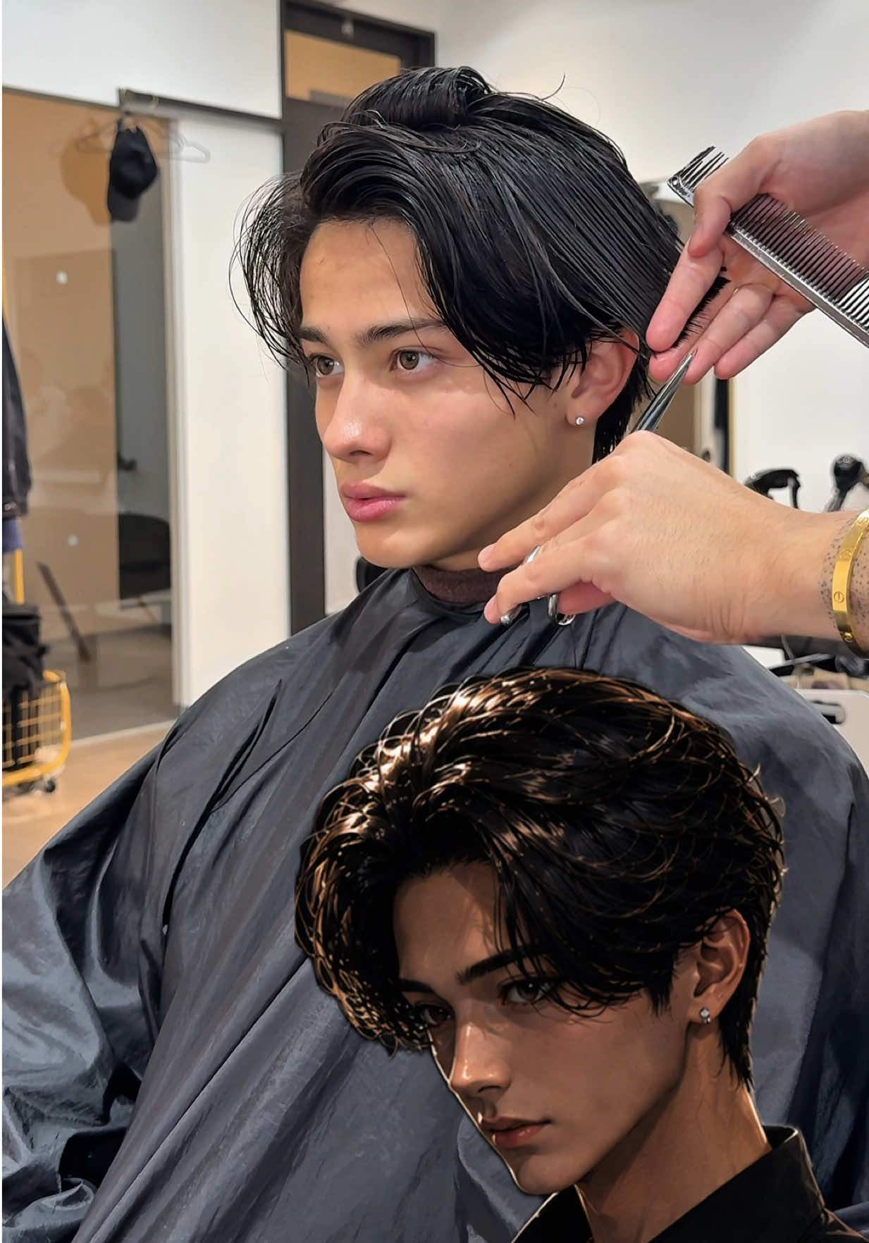 @海外風ヘア職人　KENT .【スペインカール.短髪】