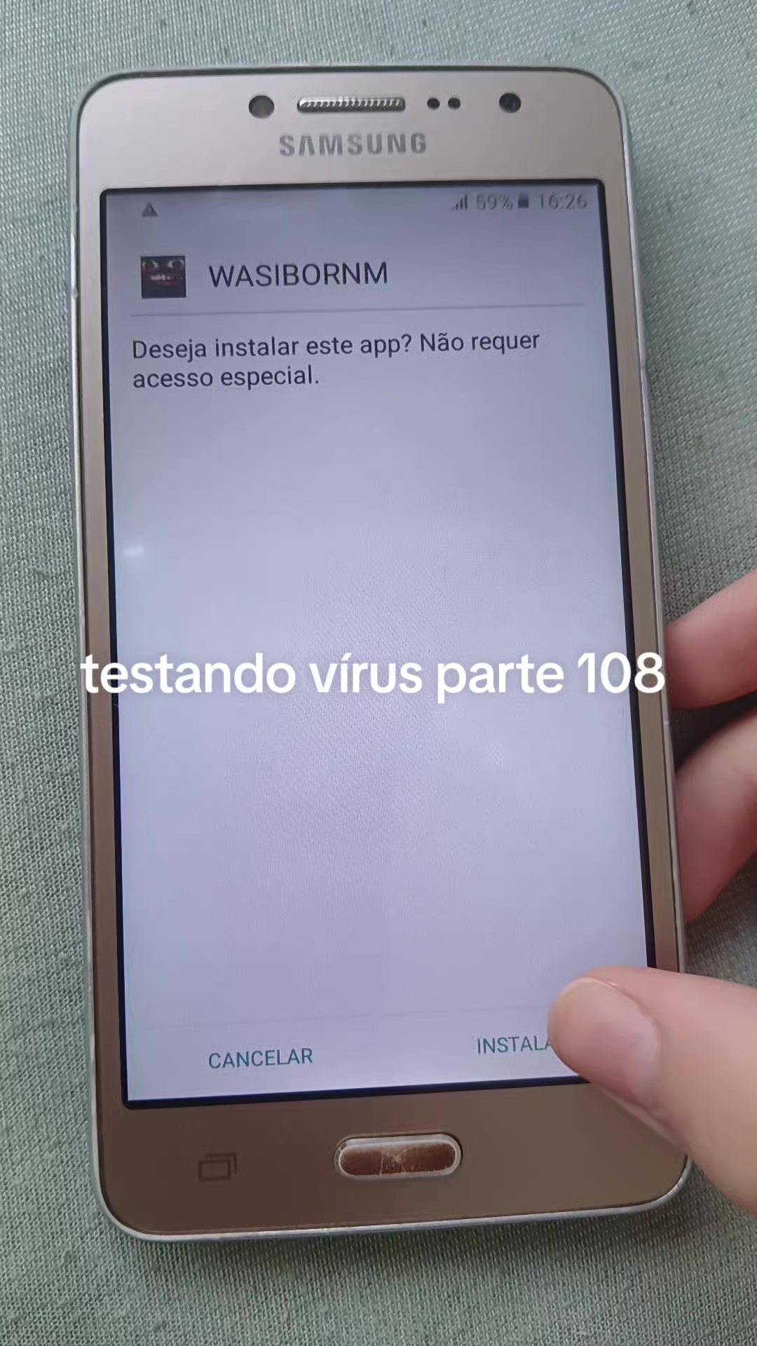 @testador de v&iacute;rus