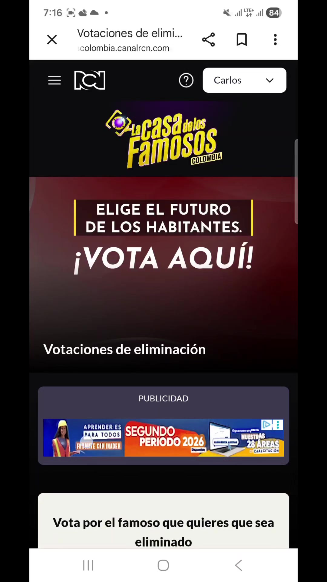 @Carlos A Miranda