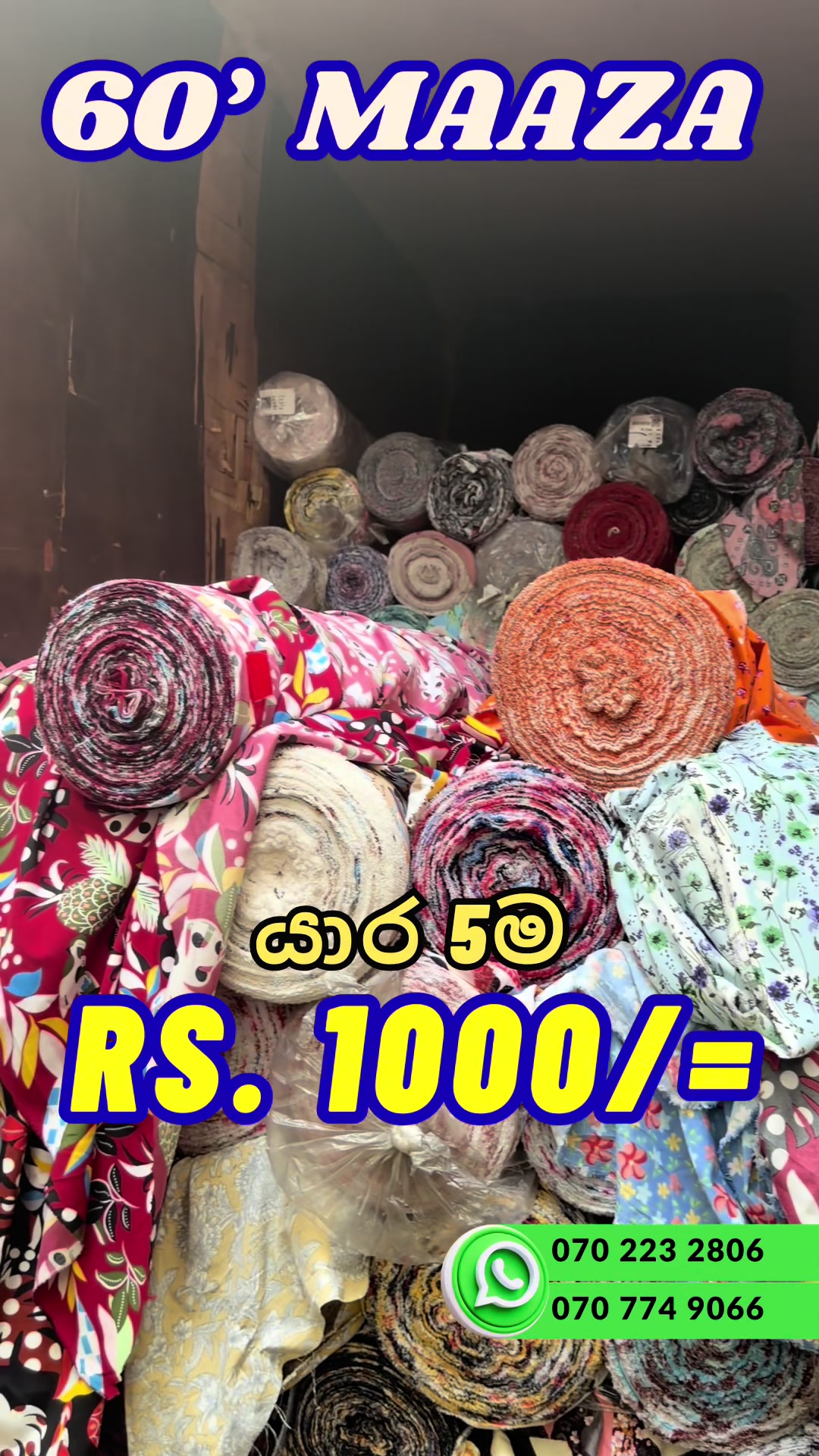 @Jayaro Lanka -The Fabric Store