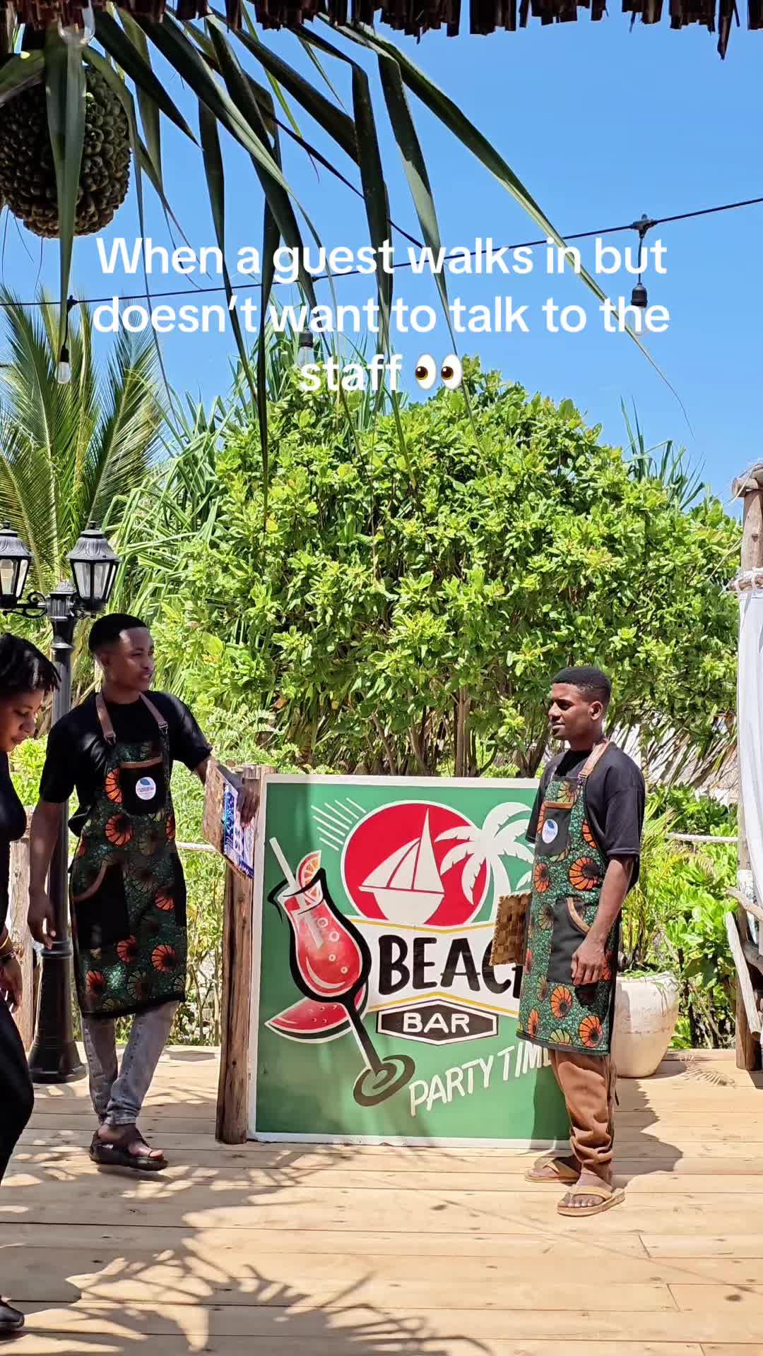 @Marafiki Beach Bar in Zanzibar