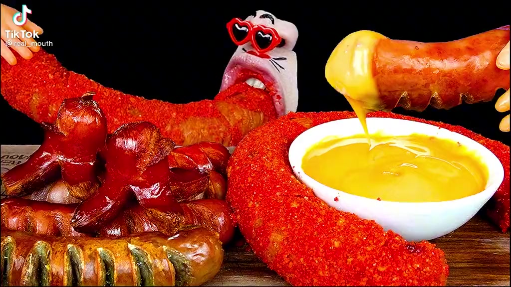 @real mouth asmr mukbang