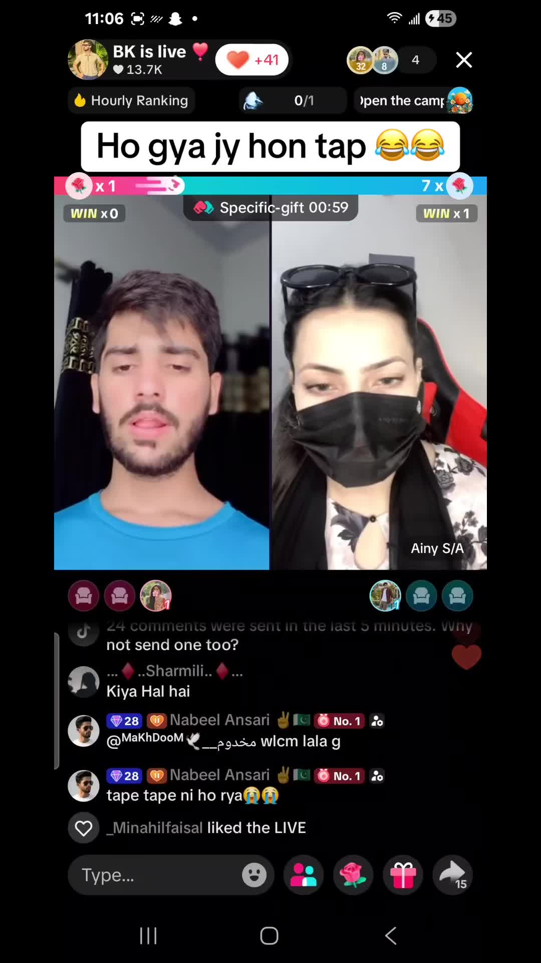 @BK is live ❣️