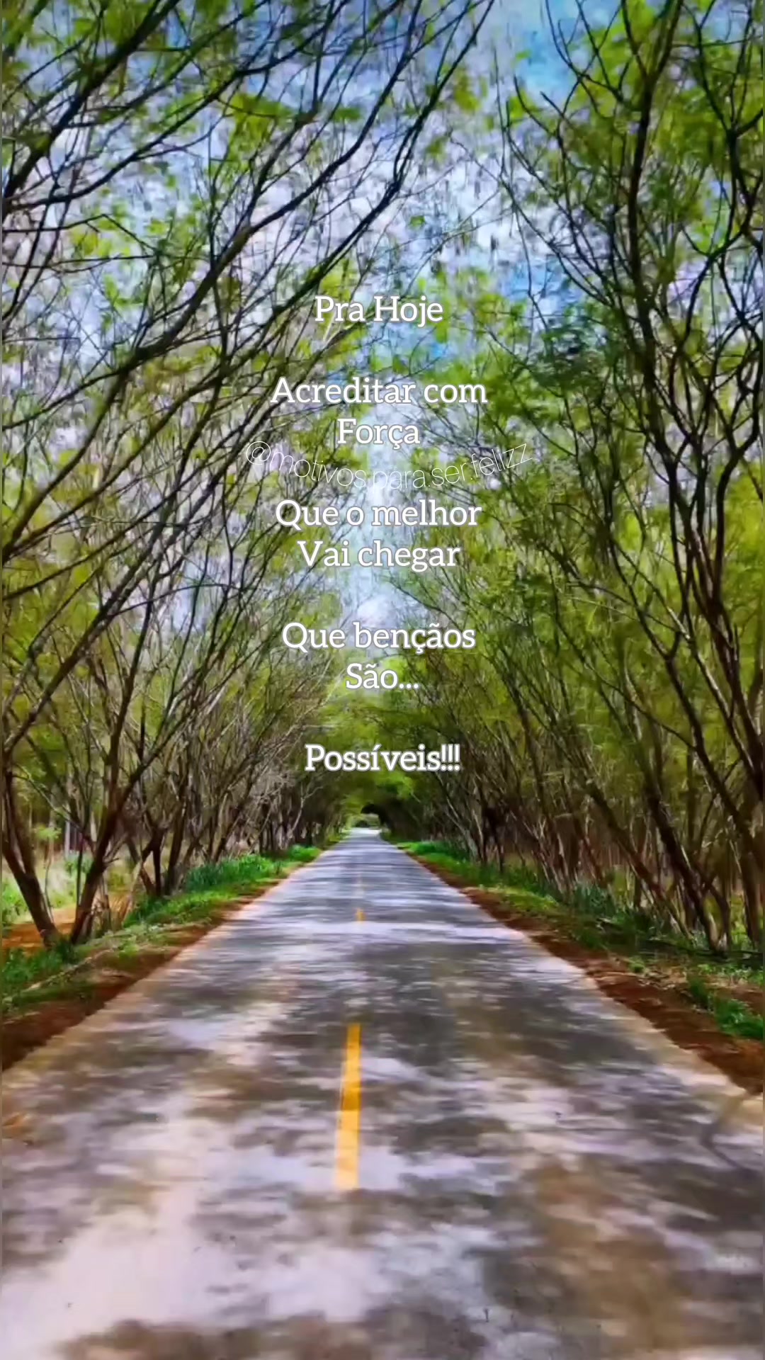 @Motivos para ser feliz
