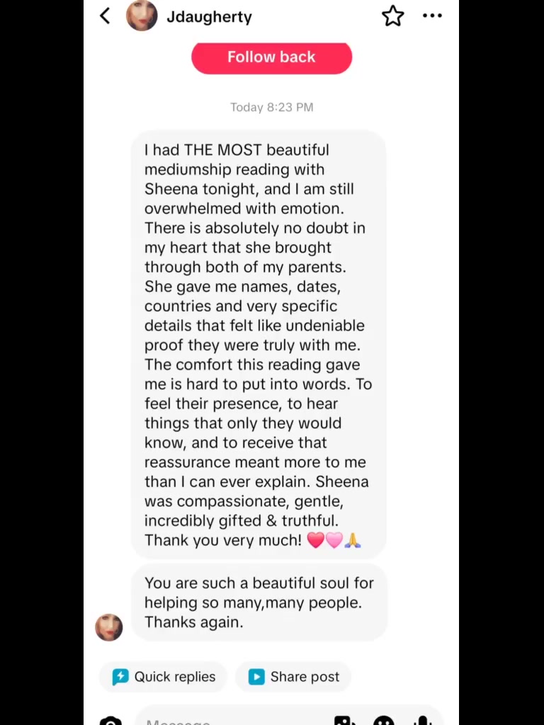 @Sheena the Psychic M
