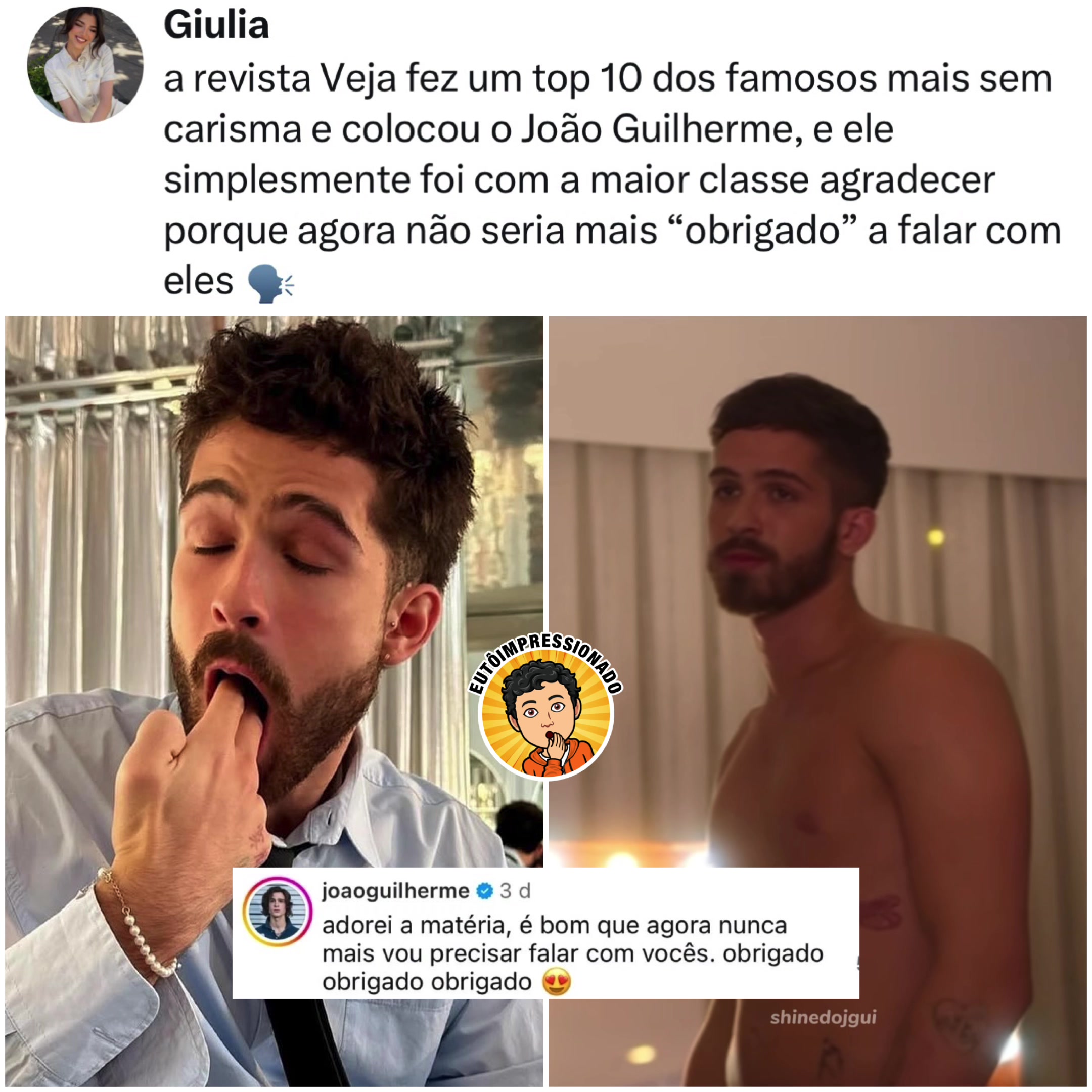 @EU TÔ IMPRESSIONADO! 😲