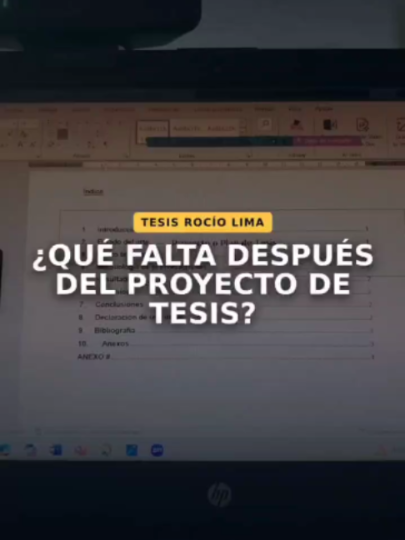 @TESIS de Éxito ✨| Rocio Lima