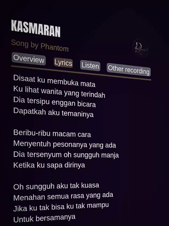 @D'lyrics