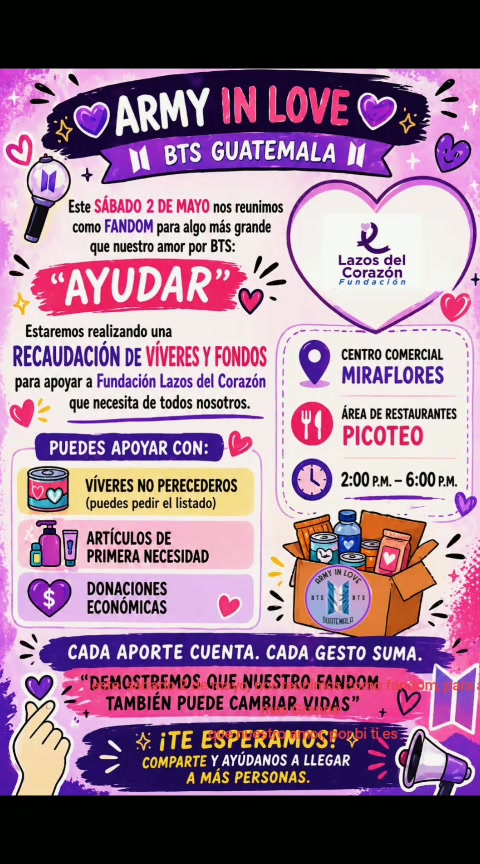 @Army In Love BTS Guatemala