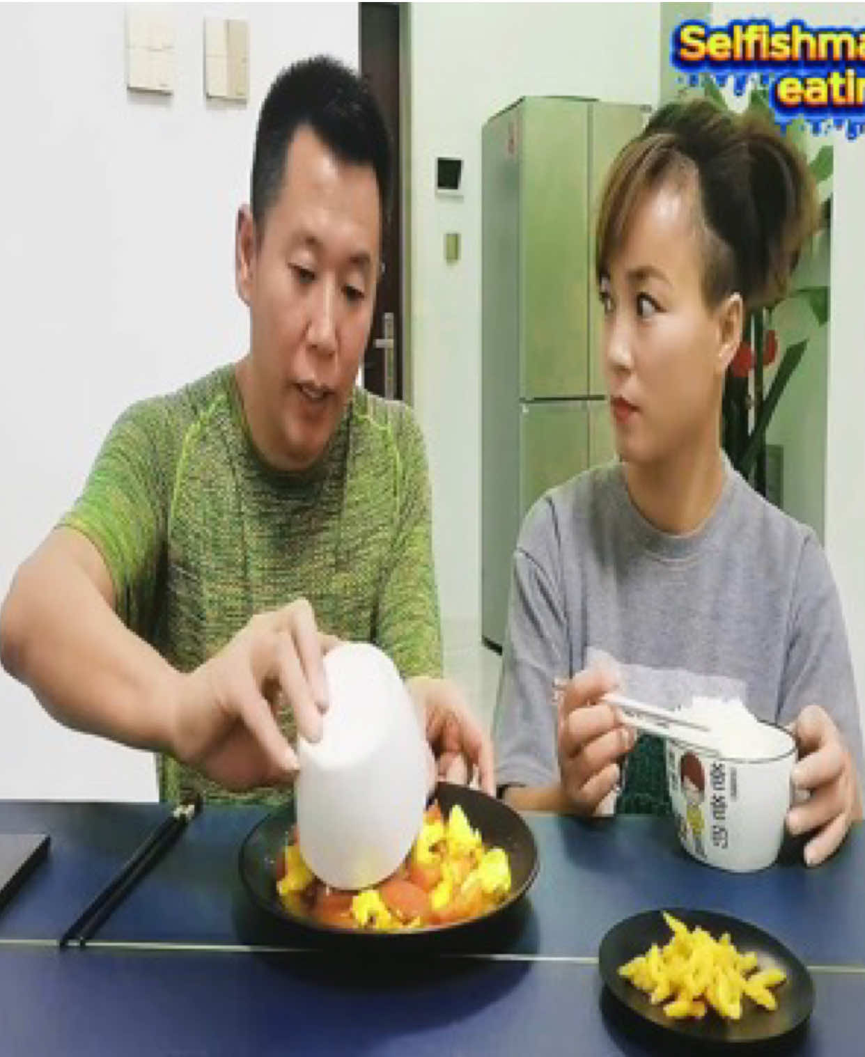 @Selfish man eating