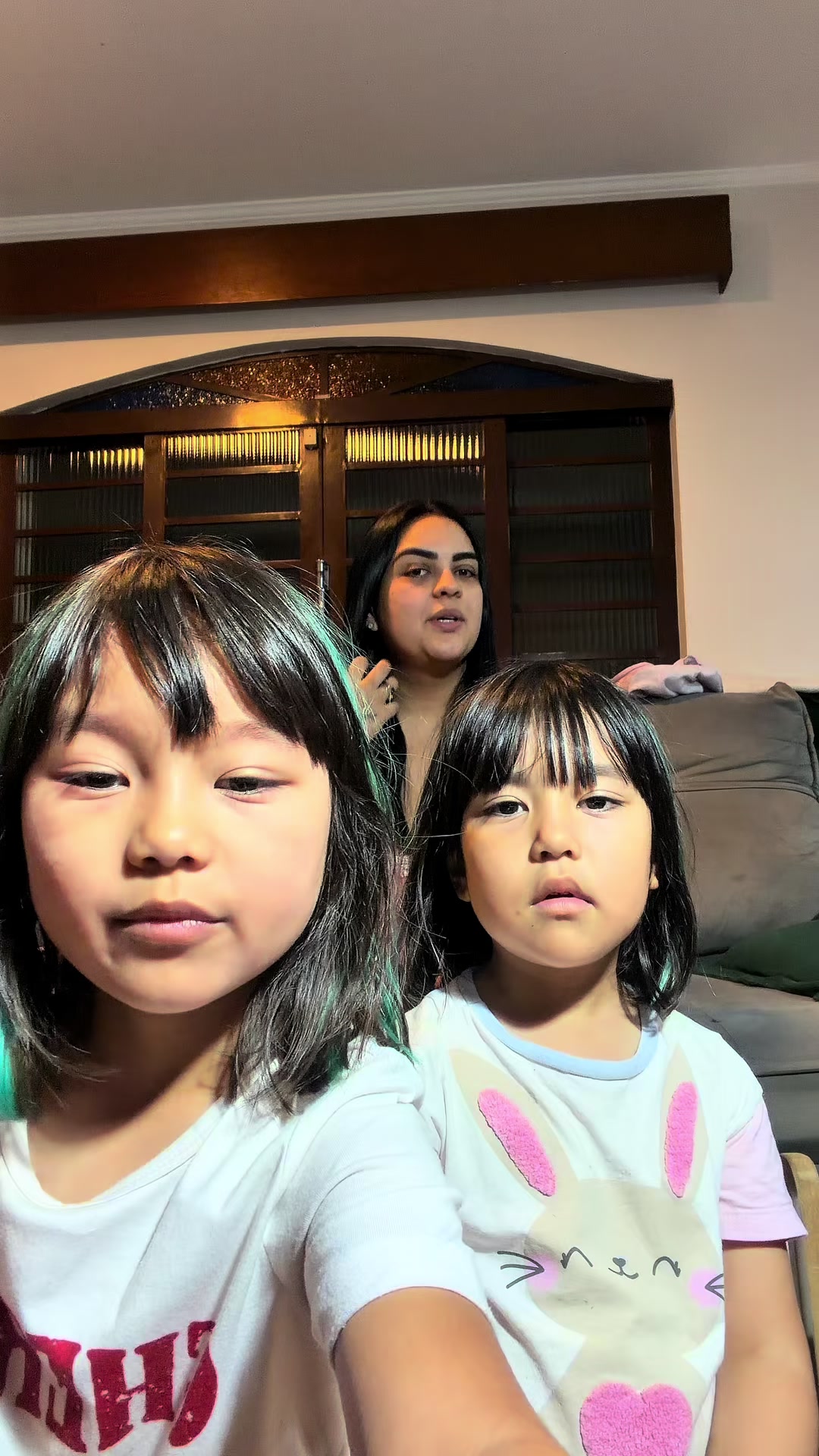 @Mam&atilde;e, Lulu e Maya