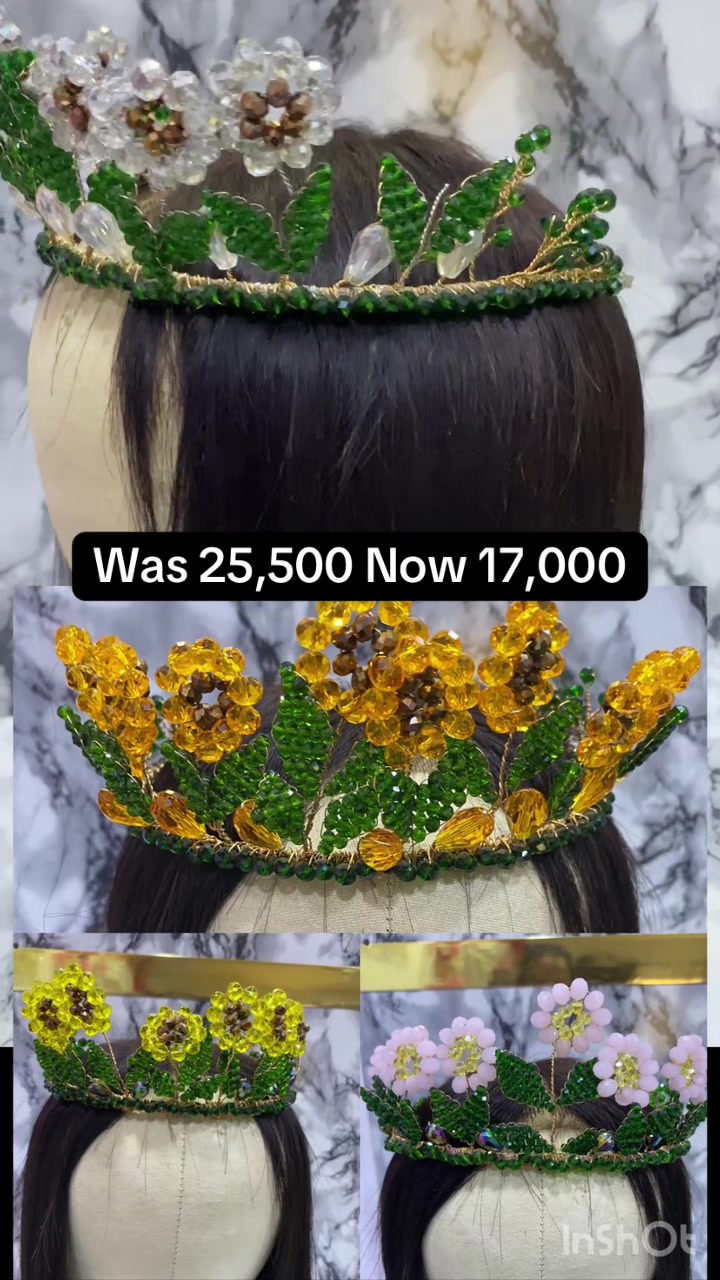 @Handmade headpieces in lagos