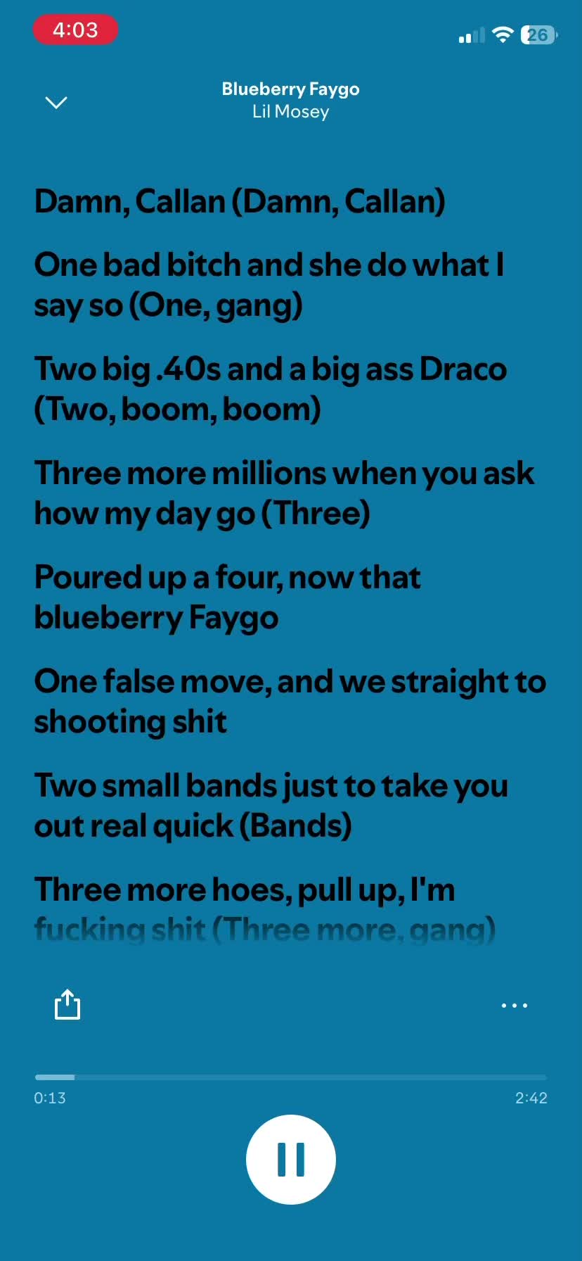 @Song of the dayyyy