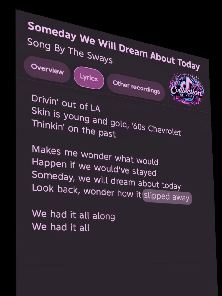 @#Collection Of Lyrics