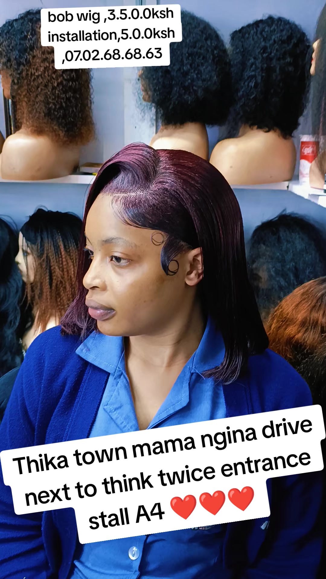 @Maggie wigs  Thika