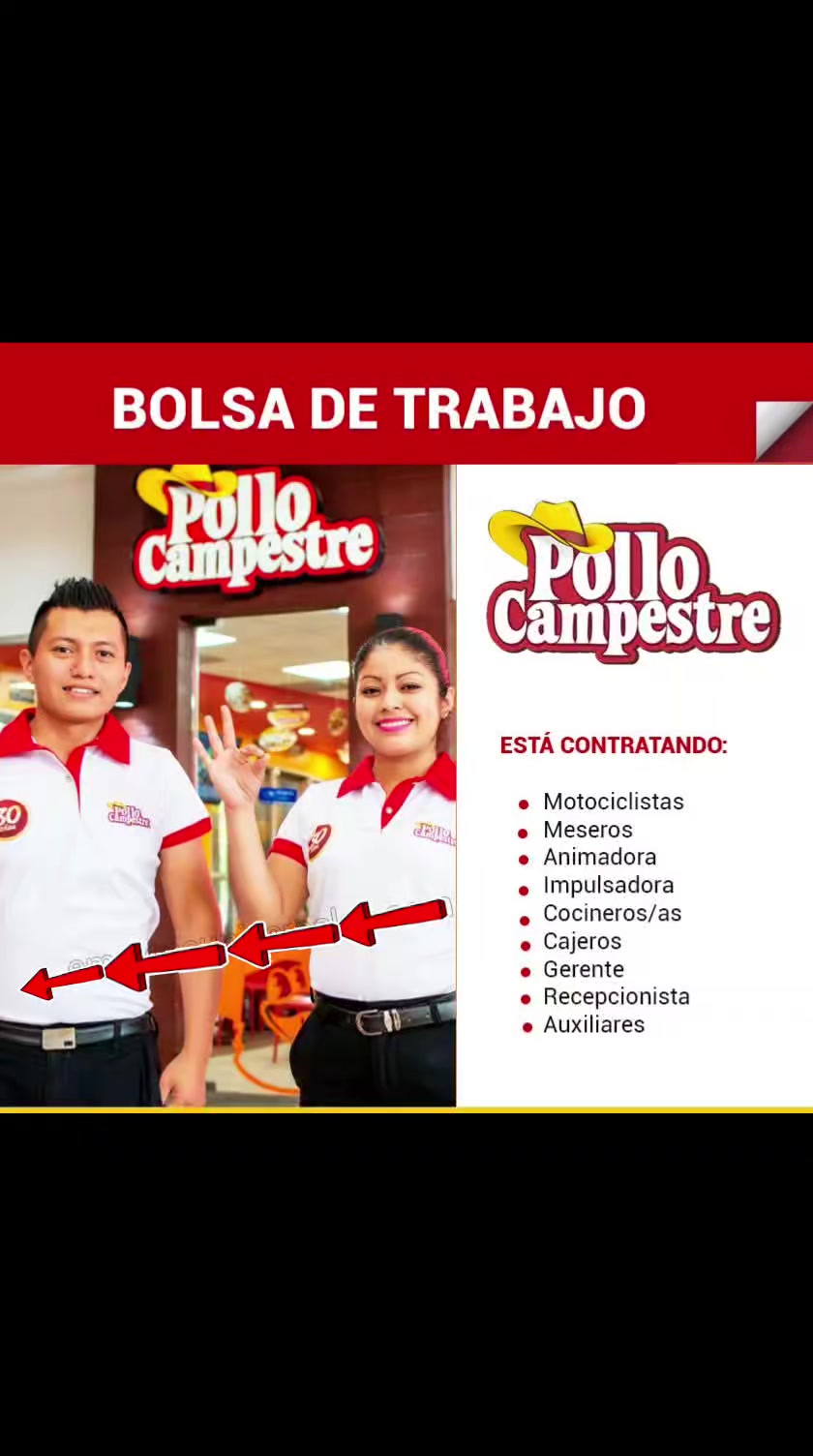 @trabajo si hay✅️
