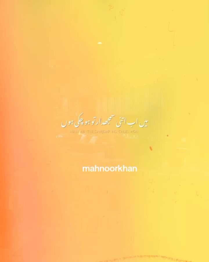@Mahnoor khan