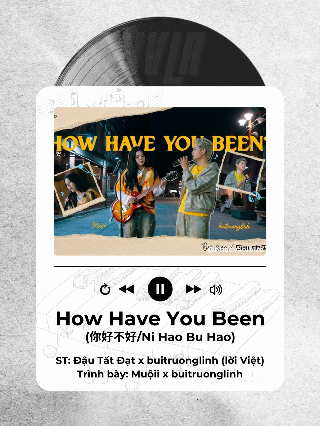 @NHẠC V&Agrave;O LỜI RA