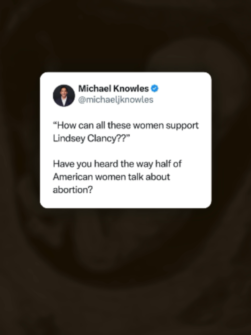 @Michael Knowles