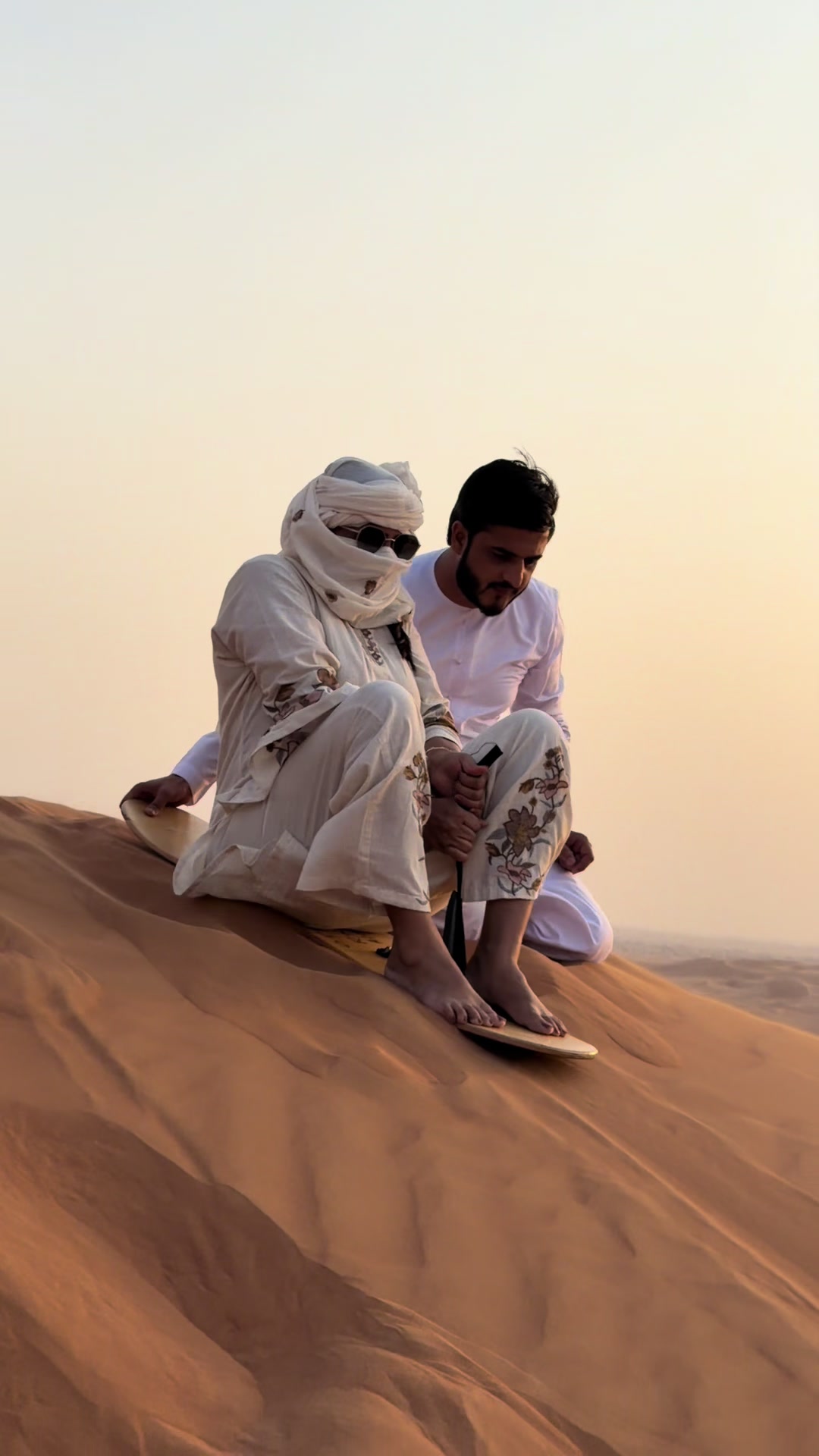 @Golden sand desert safari