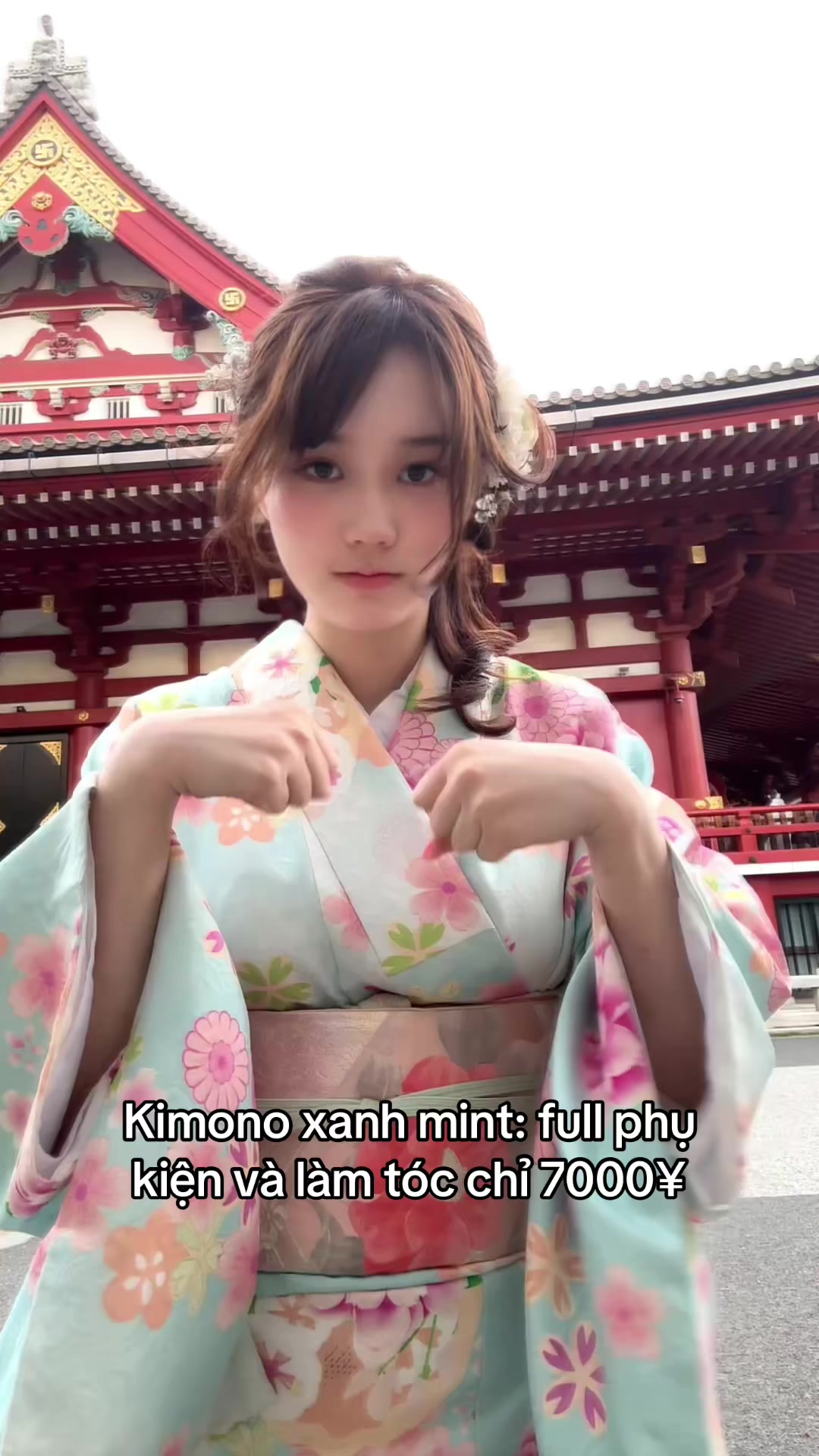 @Thuê kimono Tokyo Asakusa