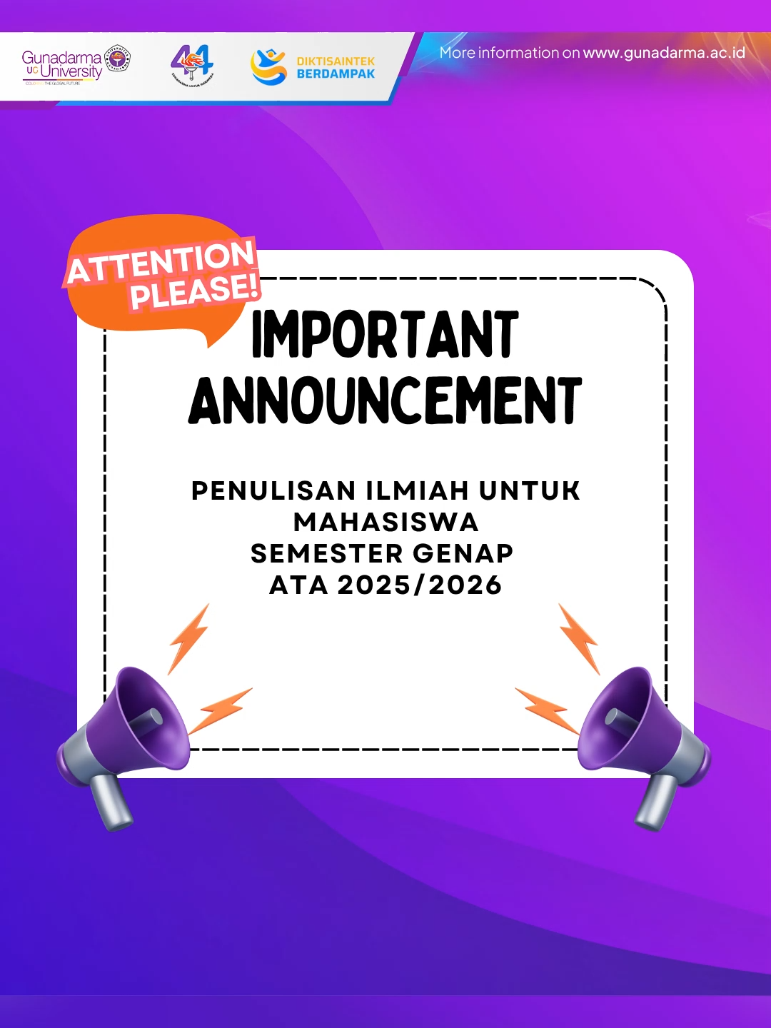 @Universitas Gunadarma