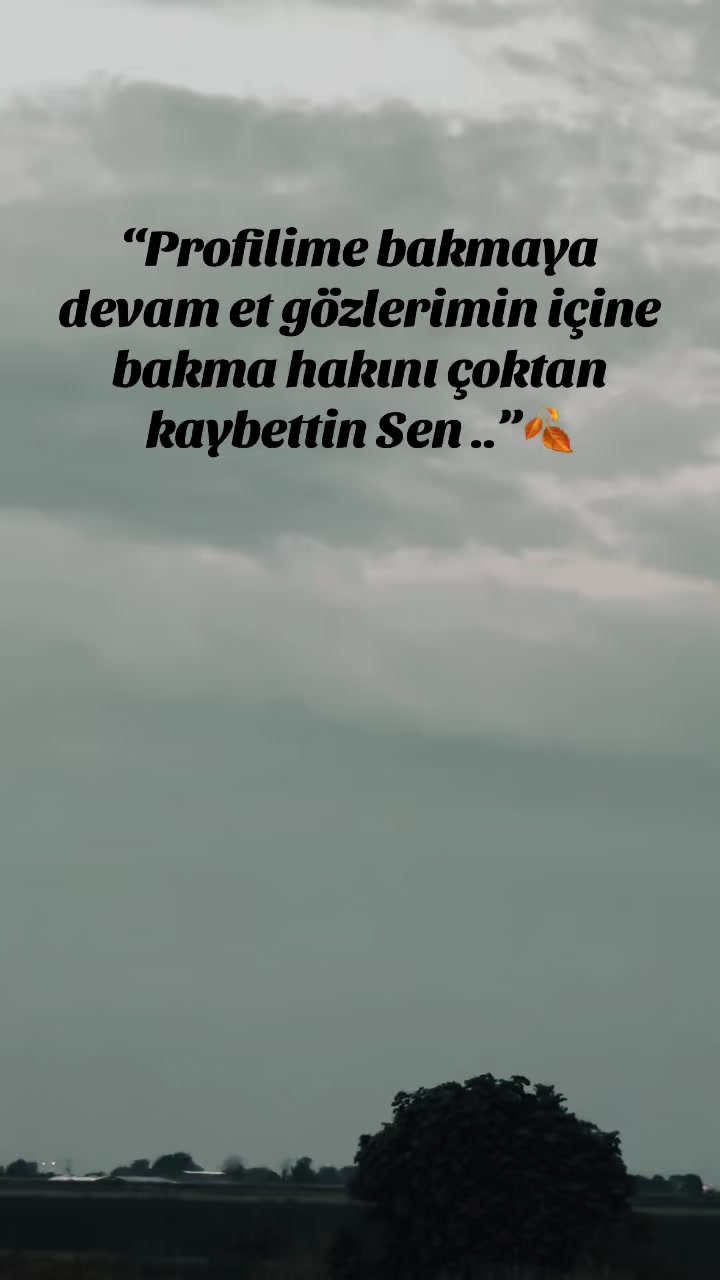 @Stori sayfam 🥀