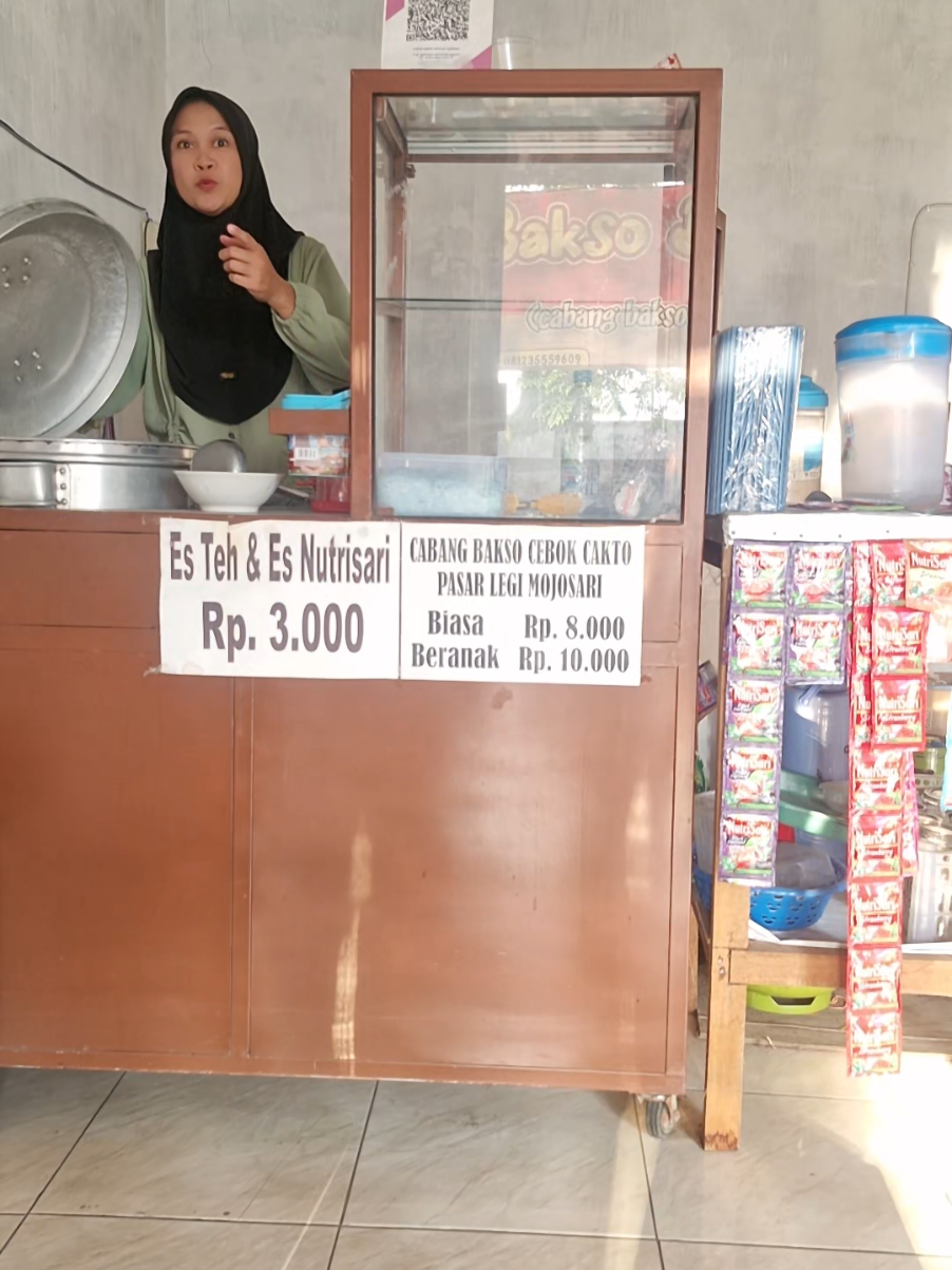 @Bakso cak-to pasarlegimojosari