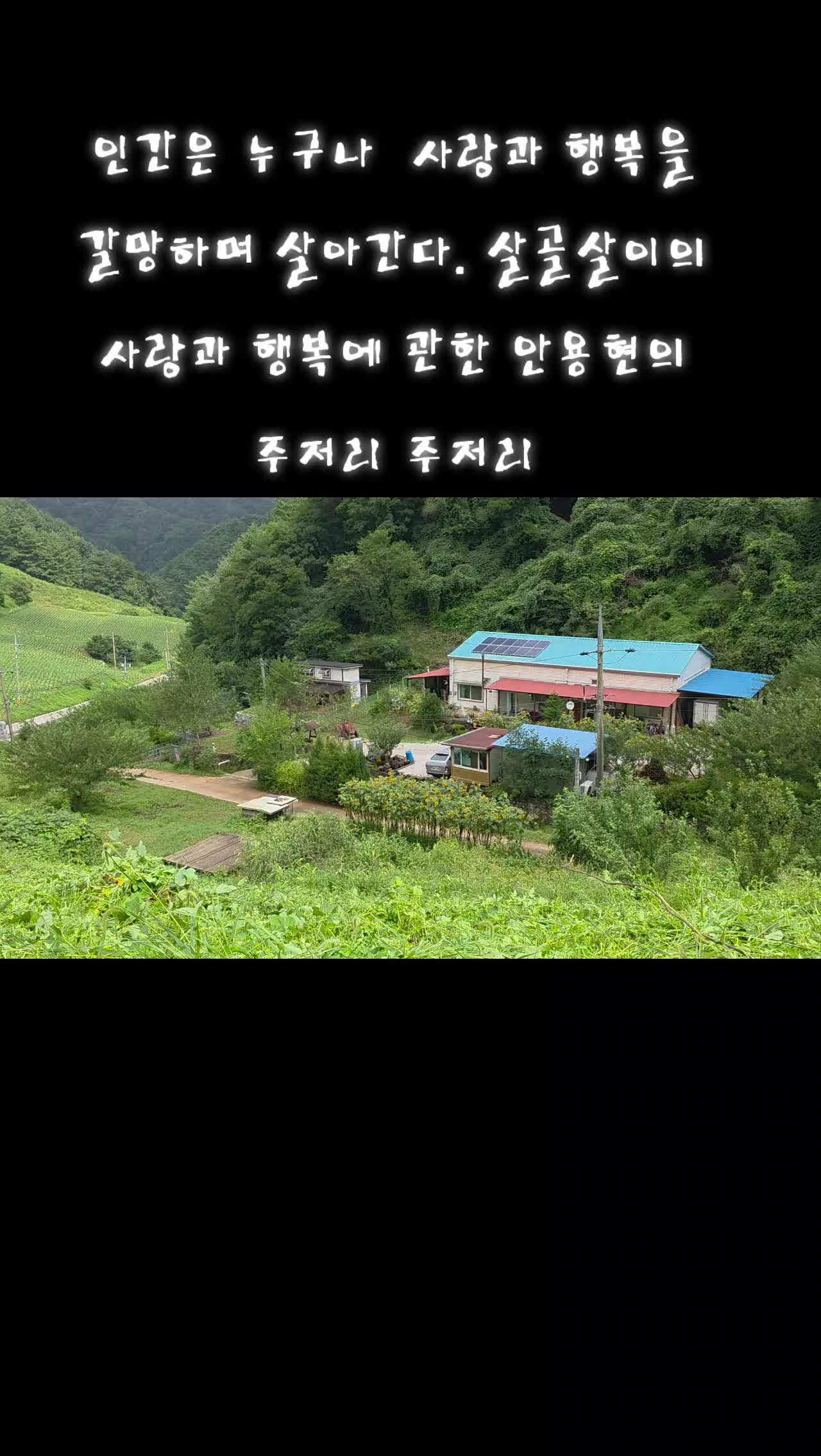 @유튜브 "정선사람들" 안용현