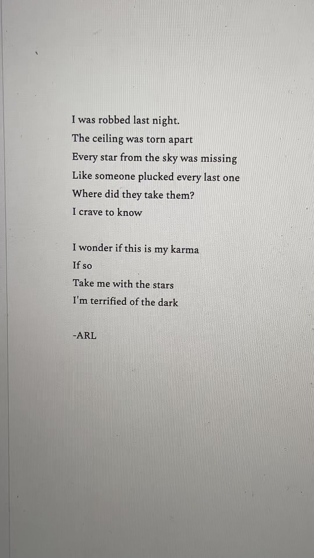 @ARLwritesaboutyou