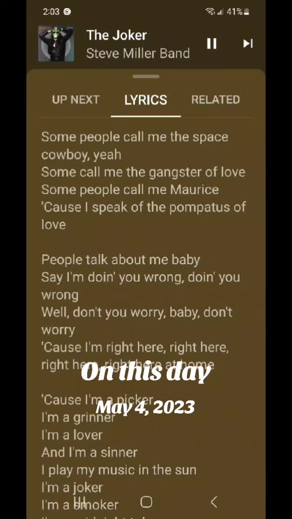 @Tom Walker The Music Man