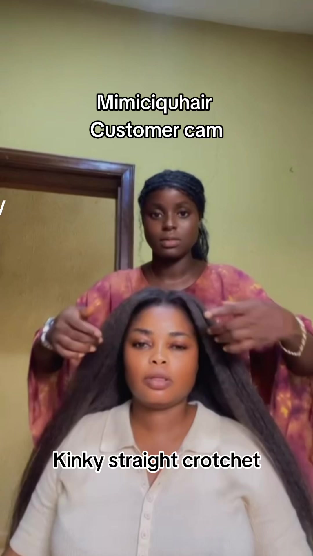 @Boho human hair curls in Lagos