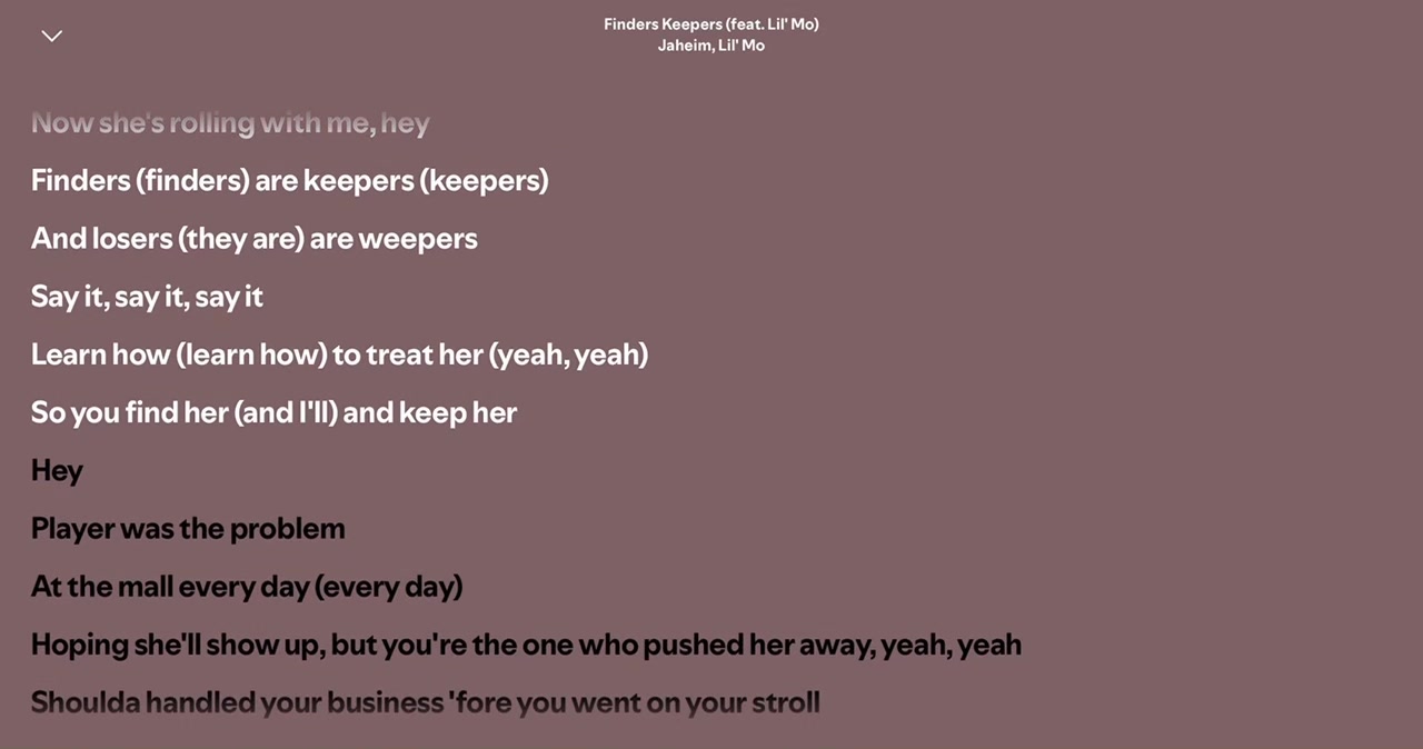 @Spotify Song Lyrics