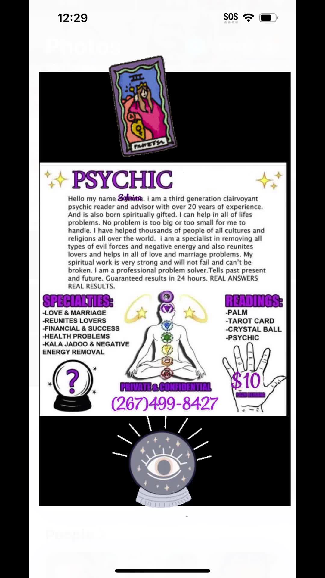 @🔮psychic reader sabrina🔮