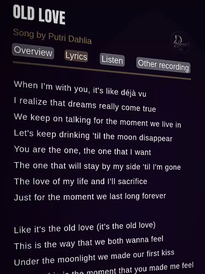@D'lyrics