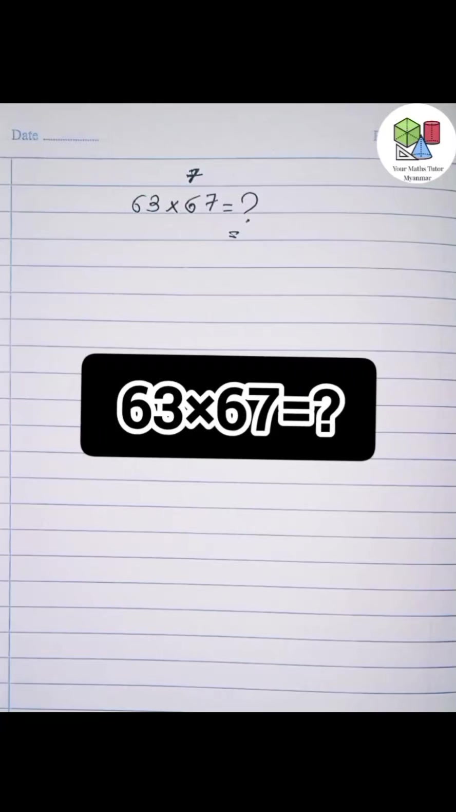 @Your Maths Tutor Myanmar