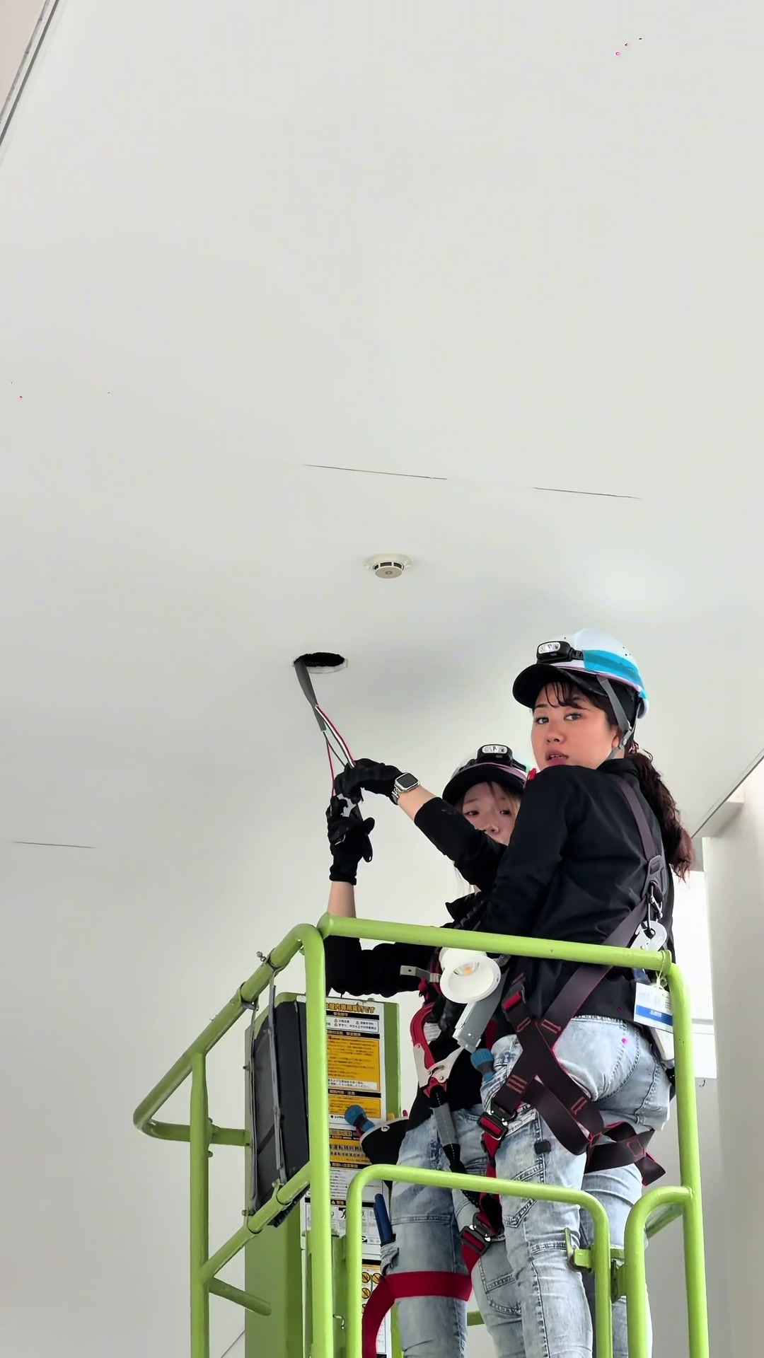 @歌舞伎町に花咲く電工女子達｜電気工事｜光の世界