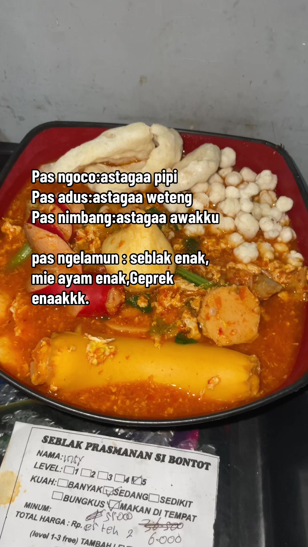 @Seblak Prasmanan Sibontot