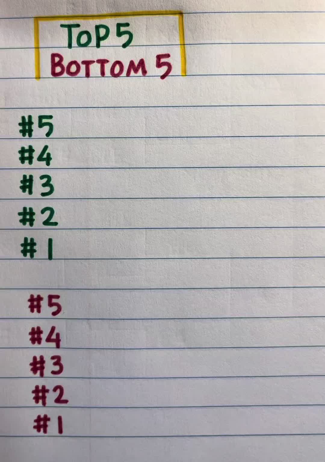 @Top5lists