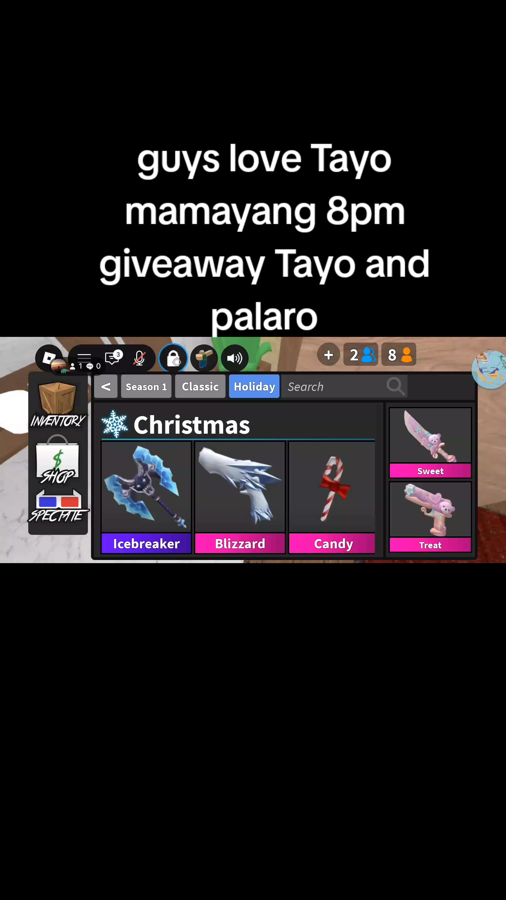 @mm2 giveaway