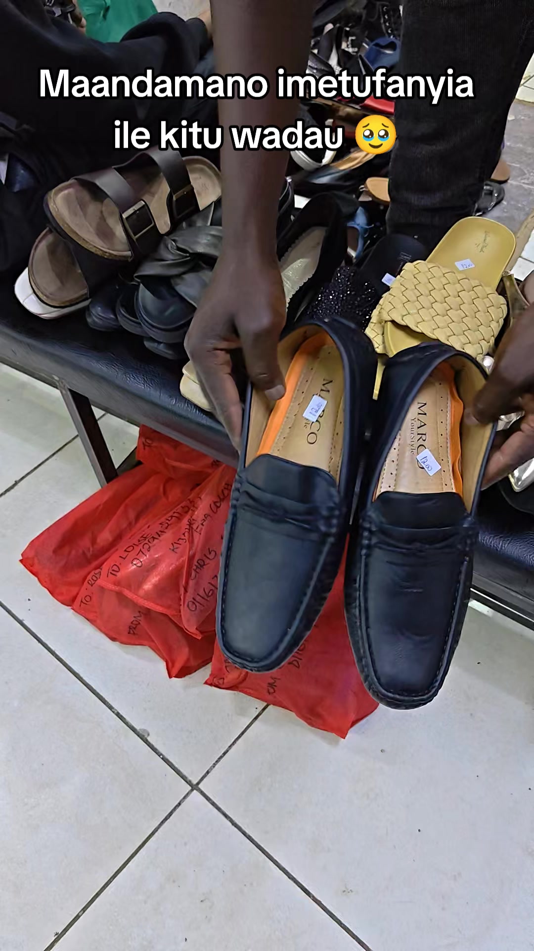 @Chris Mtumba Foot wear