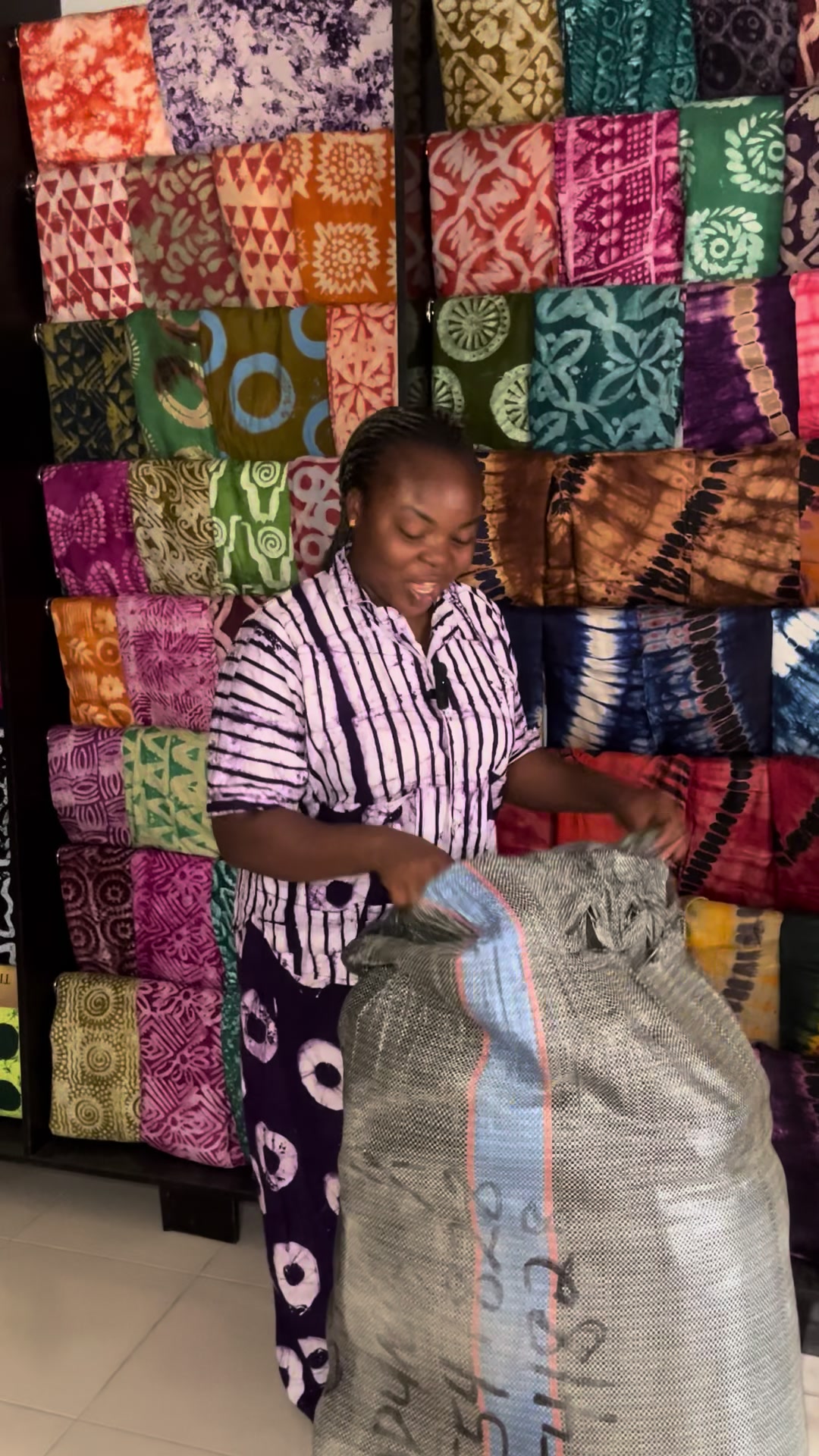 @Adire,Ankara vendor in Kaduna
