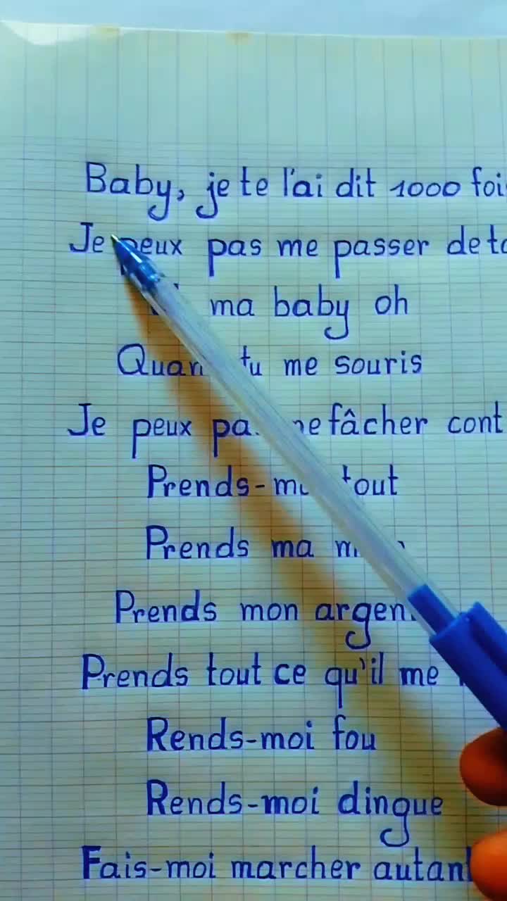 @lyrics Mélodie