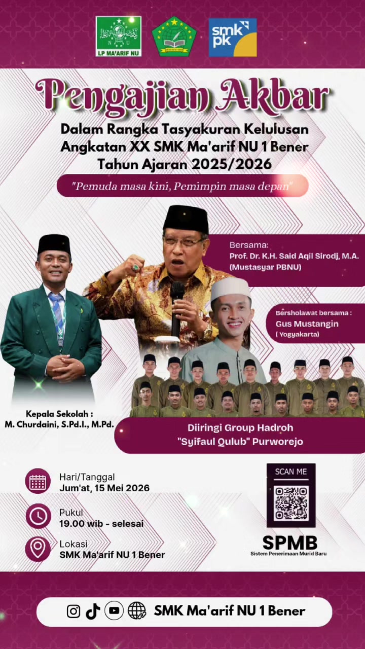 @SMK Ma'arif NU 1 Bener