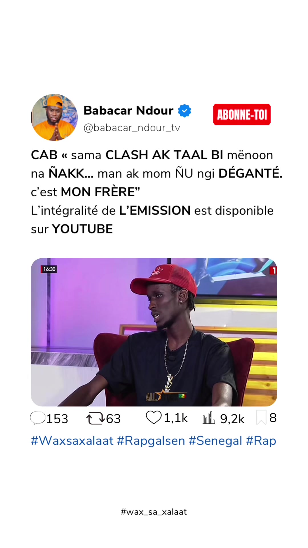 @Babacar Ndour Tv